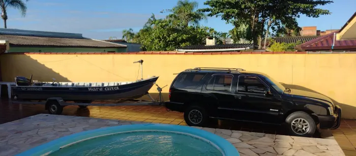 Barco 6 mtrs motor 15 conjunto 2016 ac troca 