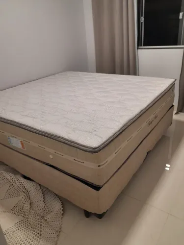 Cama box super king molas ensacadas +pillow top