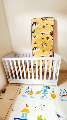 Berço 3 em 1 novo com colchão incluso