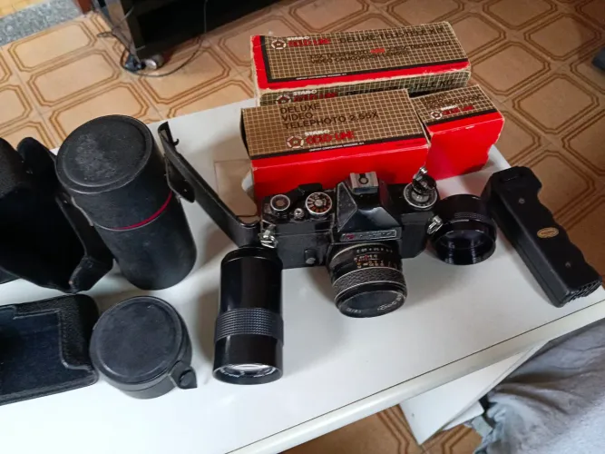 Câmera vintage 