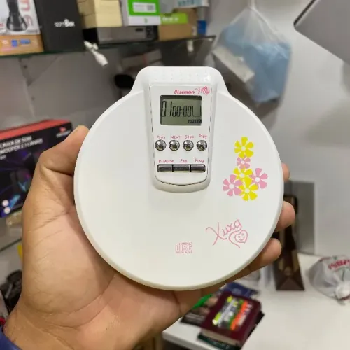 Discman Xuxa Player Portátil de CD Antigo Nostalgia Anos 2000