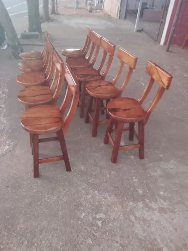 Banquetas de madeira direto da fábrica pra vc fone *