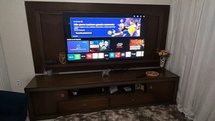 Vendo painel com o rack