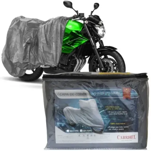 Capa Cobrir Moto Xtz 125 X 250 Tenere Bandit 650 Burgman Gsx Impermeável Sol Chuva Proteçã