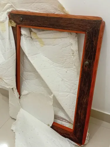 Moldura em peroba rosa 
