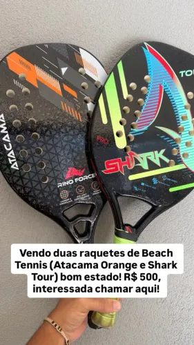 RAQUETE BEACH TENNIS | SHARK TOUR E ATACAMA ORANGE