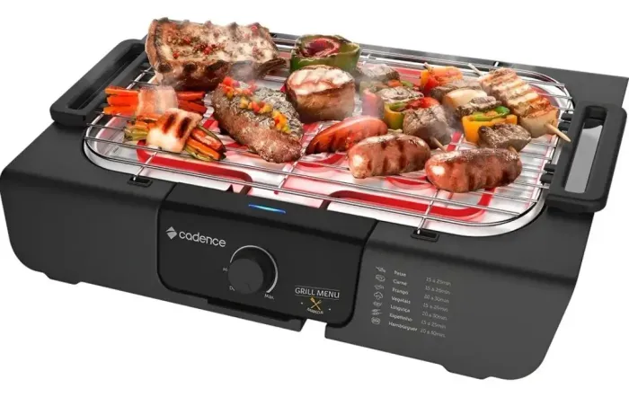 Churrasqueira Elétrica Grill Menu Grl810 Cadence 220v