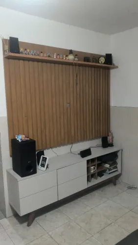 Painel Ripado + Rack Sala Novo