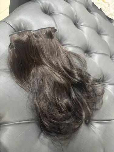 Cabelo humano na tela para fita adesiva 