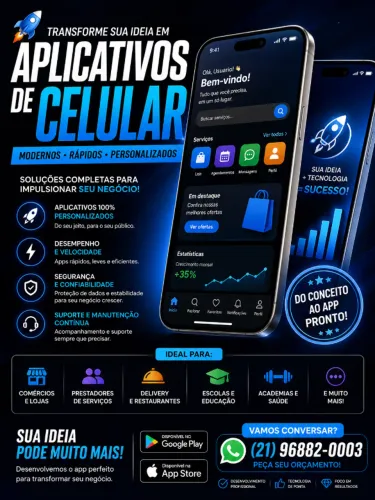 Arquitetura e criação de aplicativos de celular