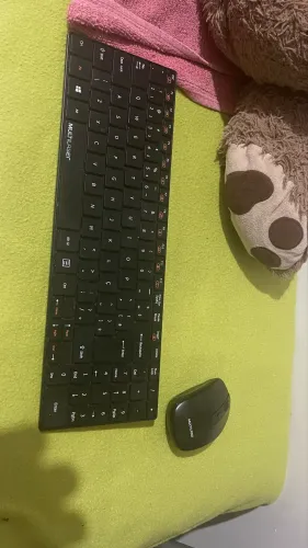 Teclado e Mouse sem fio Multilaser