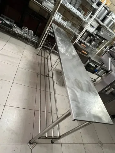 Mesa de apoio em Inox aço304 (2 metros) PRONTA ENTREGA