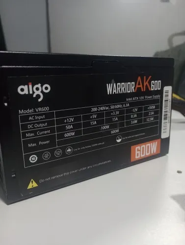 Fonte ATX Aigo Warrior 600W