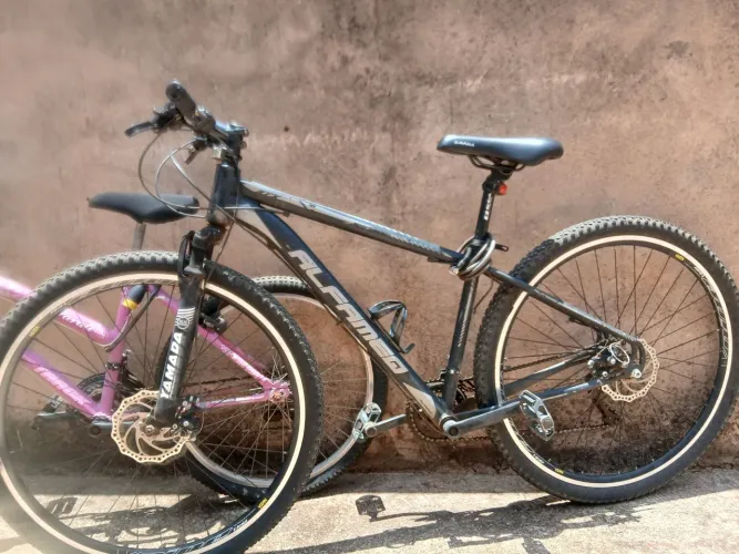 Vendo bicicleta aro alfameq 29 com nota fiscal 