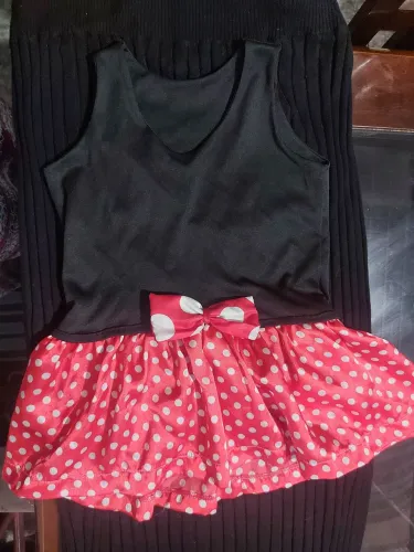 Vestido infantil minie