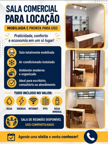 Escritório mobiliado
