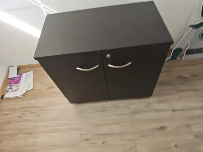 Armário Baixo Preto Nicho