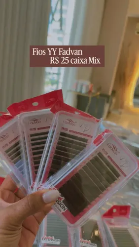 Fios Para extensão de cílios Fadvam