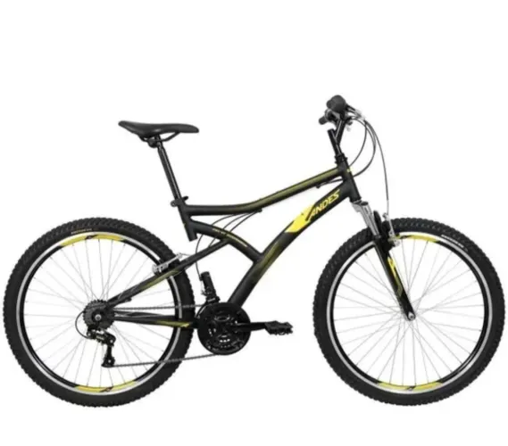 Bicicleta Aro 26" Caloi Andes Freio V-Brake 21 Marchas -