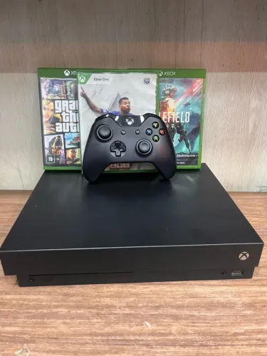 Xbox One X 4K 1TB | 1 Ano Garantia + Jogo