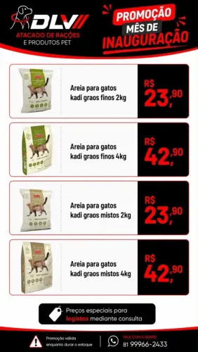 ? PROMOÇÃO DE AREIA HIGIÊNICA PARA GATOS KADI!