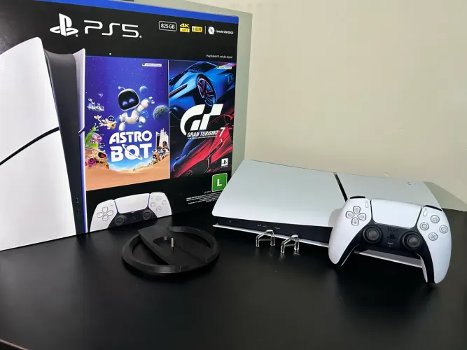 PS5 Slim 825GB Modelo Mais Novo com Nota Fiscal
