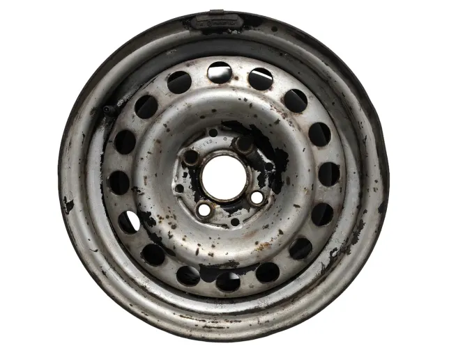 Roda Ferro Aro 14 Volkswagen Original Roda de Ferro Original Volkswagen Aro 14 Bom Estado 