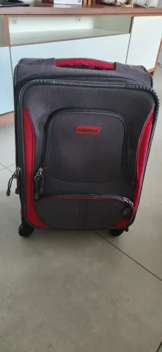 Mala luxo nautica cinza para despacho 23kg