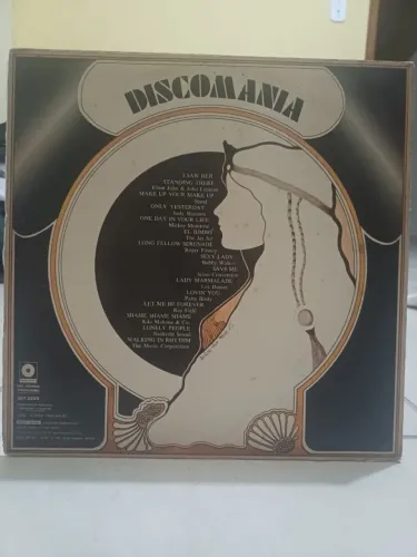 LP Discomania (1975) - Vinil Flashback Coletânea Disco Music / Hits Anos 70