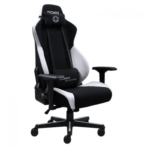 Cadeira Gamer Pcyes Mad Racer V8 Turbo White, Tecido, Reclinável - WZetta
