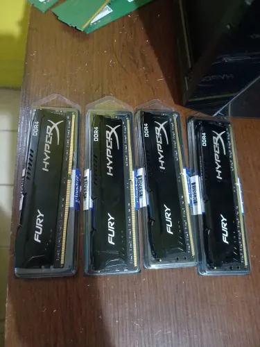 32GB DDR4 2666 KINGSTON NOVAS COM DISSIPADOR HYPERX