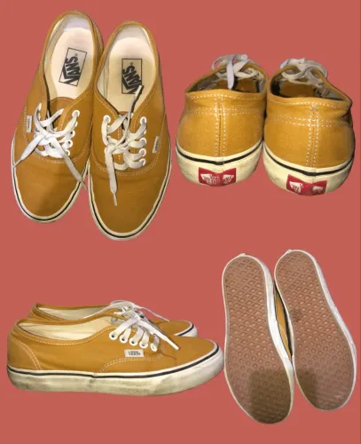 tênis vans authentic original mostarda I tamanho 37