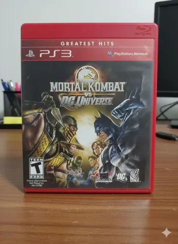 MORTAL KOMBAT VS DC UNIVERSE - PS3 Original bem conservado 
