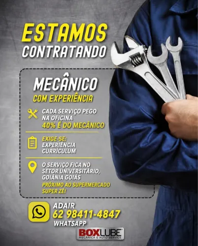 Preciso de mecânicos