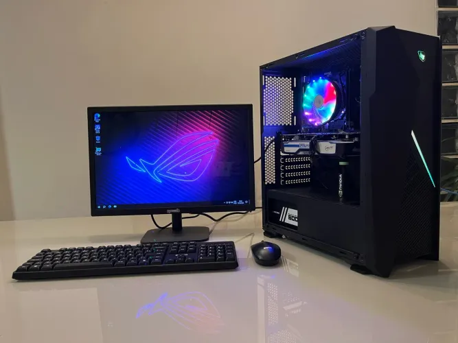 Pc gamer completo Intel 8 geração | GTX 760 | 8GB DDR4 | FONTE 600w | Monitor 
