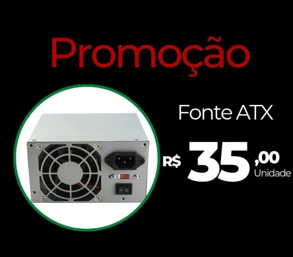 Fonte ATX para Pc usadas em ótimo estado