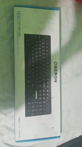 Teclado USB Oberon TE101 - Novo na Caixa