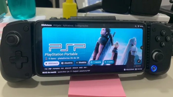 Super game portátil Touth Android 