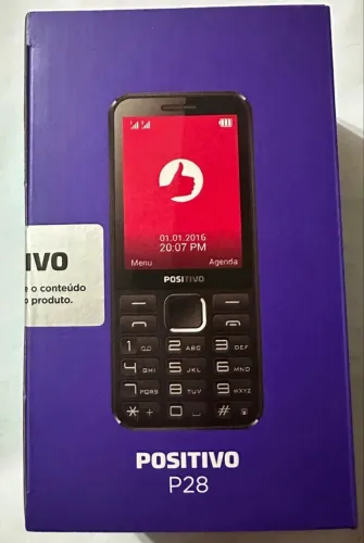 Celular positivo P28 novo na caixa
