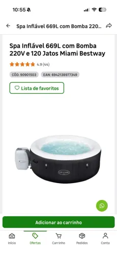 Baixei! Spa Bestway 669L