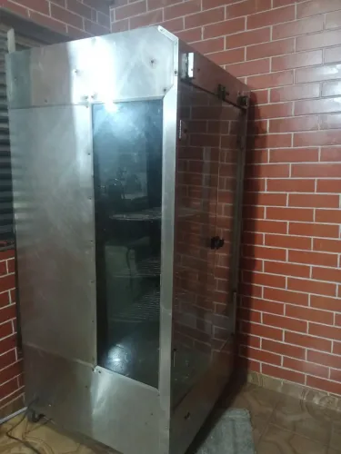 Máquina Progas Giratória de Assar Frango e Carne - Semi Nova<br>