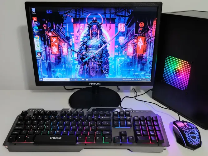 PC GAMER COMPLETO i5 6500+ MONITOR 19" + KIT GAMER | R$ 1.299