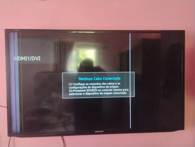 TV SAMSUNG 46 COM DEFEITO