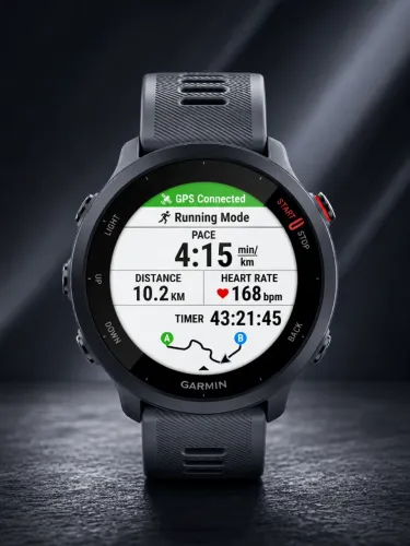 GARMIN FORERUNNER 55 GPS ORIGINAL NOVO CAIXA CORRIDA ACADEMIA TREINO 12 X CARTÃO
