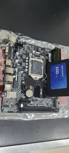 Kit Placa-Mãe Skul B75 H61DA V71 + 4GB RAM + SSD 256GB (Novo