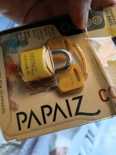 Cadeado novo papaiz