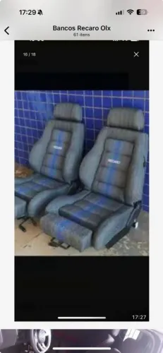 BANCOS RECARO LAGUNA COM 2 ANOS DE GARANTIA