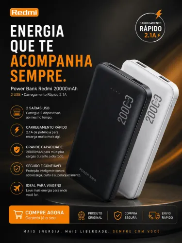 Redmi Power Bank 20000 mAh
