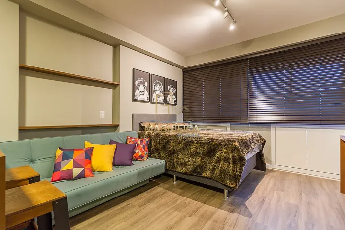 STUDIO TOTALMENTE MOBILIADO NO LIFESPACE CURITIBA;
