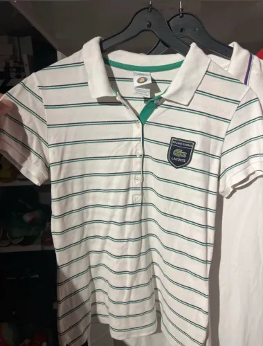 camisa polo lacoste rara rolland garros